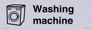 Dementia washing machine sign